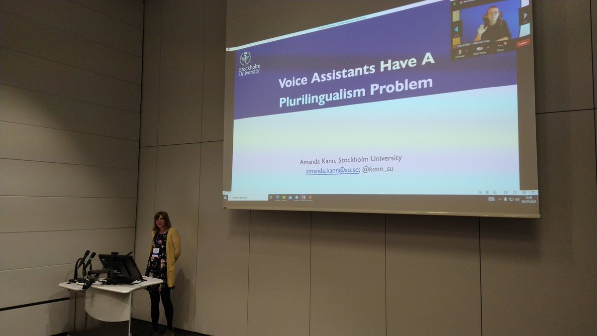 So excited to hear <a href="/kann_su/">Amanda Kann</a> talking about plurilingualism in CUIs, a topic that the community is really starting to focus on. And it was so nice to finally meet each other in person! #cui2022