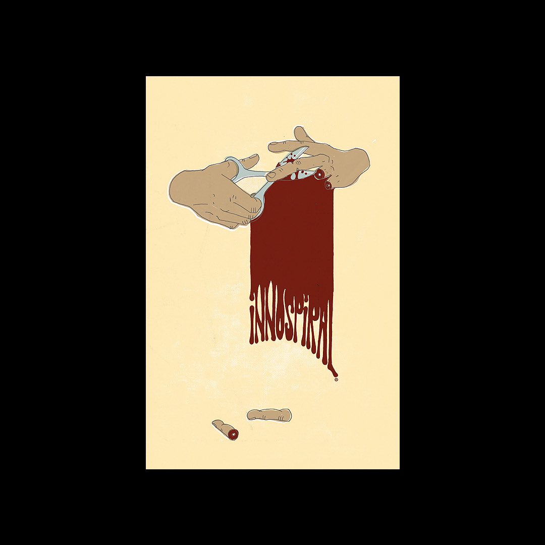 innospiral's tweet photo. third timeβs a charm
/
mixed media, 2007
/
#fingers #illustration #posterdesign #screenprinting #imperfect #printmaker #ink #handmade #handpulled #selfpromo #printmaking #scissors #posters #lettering #handlettering #tbt #illustrator #digitalillustration #ruleslimitpossibilities https://t.co/CX36J7CJcs