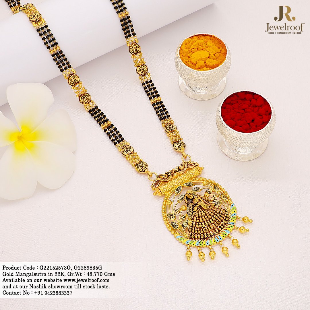 This Doyenne Gold Mangalsutra is going 