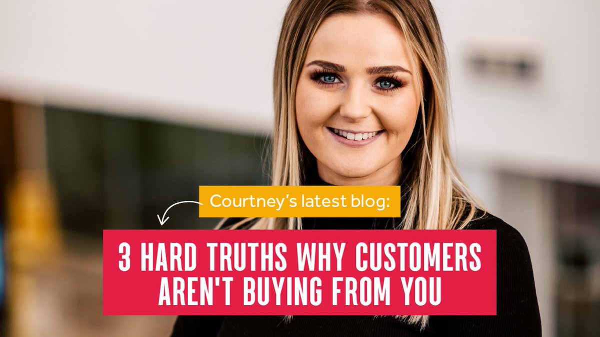Want to know why your brand isn’t getting the right reaction from customers? Our Marketing Director, Courtney, shares the 3 usual culprits that stop customers buying from your business. Find out all in our latest blog 👉 bit.ly/3z96FP0