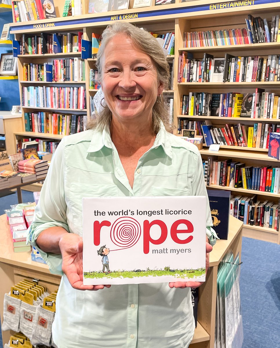 Interabang Books (@interabangbooks) on Twitter photo Often, the simplest things can be the most fun - like in this delightful tale about a rope of licorice and the adventure that ensues in trying to get to the end of it. Imaginative and funny, it will have you laughing all the way through.
<a href="/myerspaints/">Matt Myers</a> <a href="/penguinrandom/">Penguin Random House 🐧🏠📚</a> Often, the simplest things can be the most fun - like in this delightful tale about a rope of licorice and the adventure that ensues in trying to get to the end of it. Imaginative and funny, it will have you laughing all the way through.
<a href="/myerspaints/">Matt Myers</a> <a href="/penguinrandom/">Penguin Random House 🐧🏠📚</a>