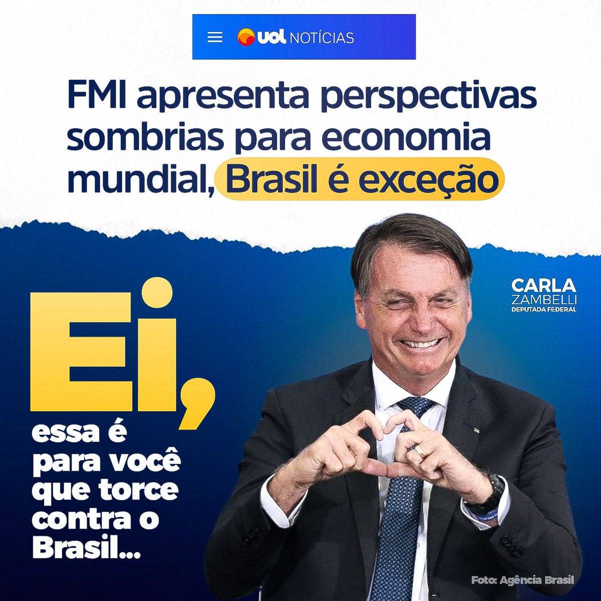 ZambelliCarla_'s tweet photo. Para a tristeza de quem torce contra o Brasil. RECEBA! 😁 https://t.co/CXJ1C91ZL3