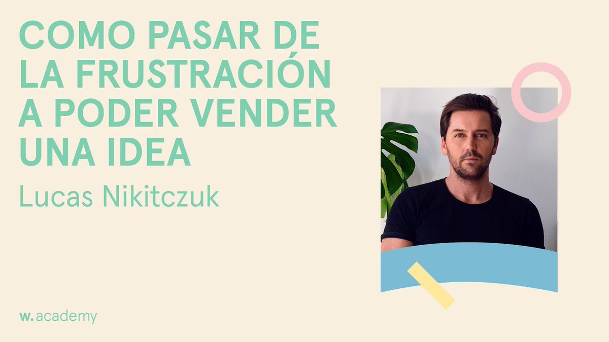 🎙 Live Session (Español)〡Como pasar de la frustración a poder vender una idea con @LucasNikitczuk - Director y Fundador de @elestudionk  ⤷ youtu.be/3jQmA6Fximo #awwwardslive