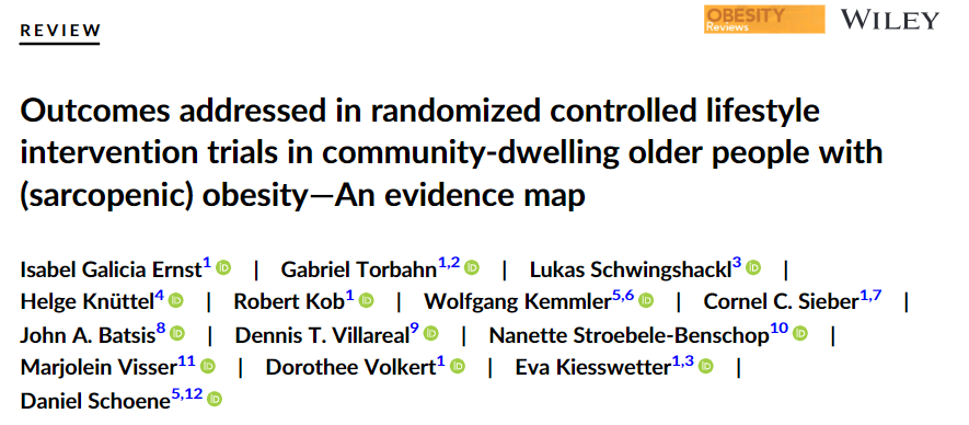 Nuestra lectura recomendada sobre personas mayores

Resultados considerados en los ensayos de intervención de estilo de vida controlados y aleatorizados en personas mayores residentes en la comunidad con obesidad (sarcopénica): un mapa de la evidencia

onlinelibrary.wiley.com/doi/full/10.11…
