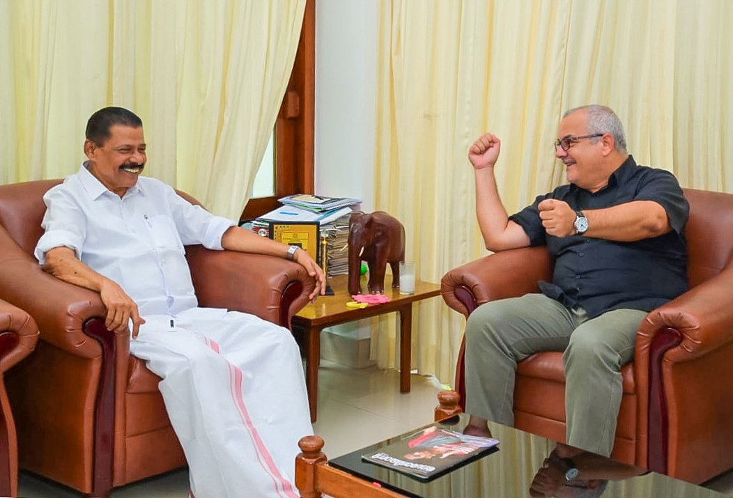 Met <a href="/marin_simancas/">Alejandro Simancas Marin</a>, the Cuban ambassador <a href="/EmbaCubaIndia/">EmbaCubaIndia</a>. There has always been a strong sense of camaraderie with #Kerala and #Cuba.This bond would be further solidified by his visit to Kerala. He said that Kerala would always have a special place in his heart.