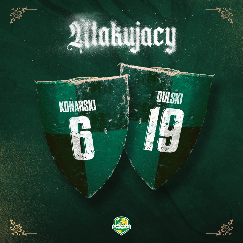 AluronCMC's tweet photo. Konar przejmuje 6⃣, Kipek i Pepe wracają do 1⃣ i 4⃣ - sprawdź, z jakimi numerami #JurajscyRycerze⚔️ zagrają w nadchodzącym sezonie #PlusLiga i #CLVolleyM 🔢🧐