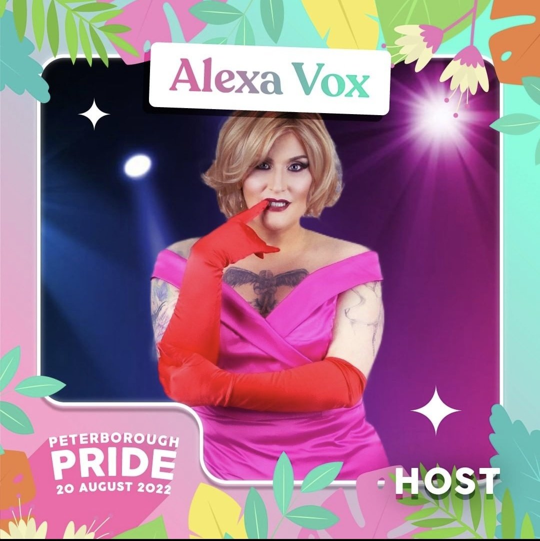 I'm sure you'd all love to know who's going to be your hostesses with the mostesses for pride this year! - The amazingly talented #TeddiTheDragQueen and #MsAlexaVox will be bringing the glitz and glamour to our main stage this year! - #pride #Peterboroughpride