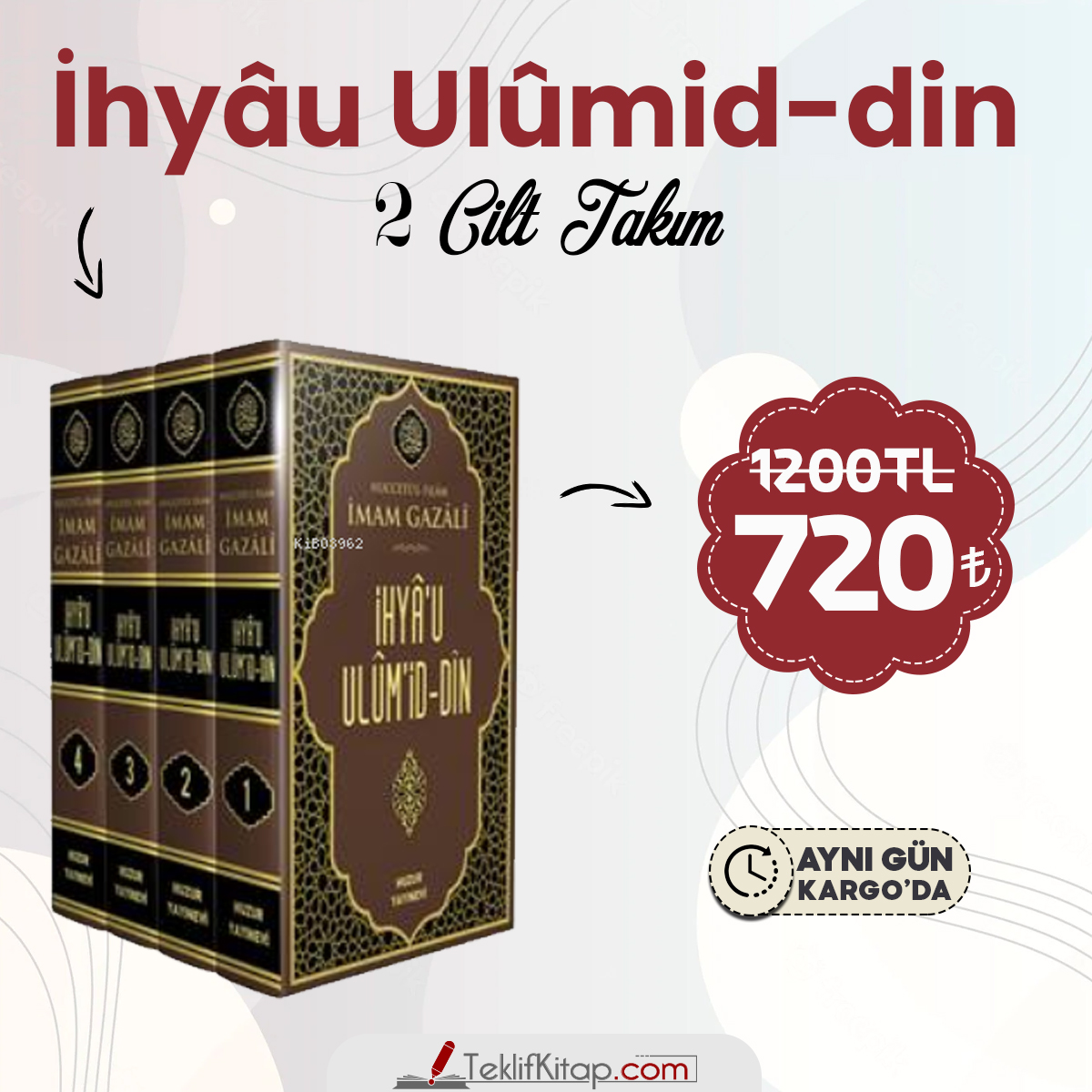 📚 İhyâu Ulûmid-din
📍 1200₺ YERİNE SADECE 720₺
📍 HEMEN SATIN AL:
teklifkitap.com/ihyau-ulumid-d…
#teklifkitap
#kitabadairteklif