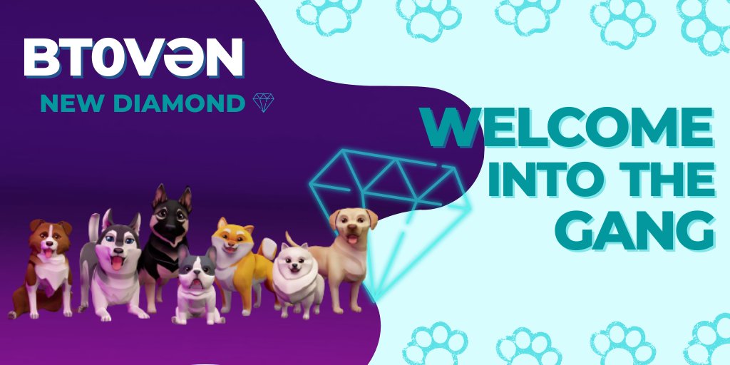 bt0ven's tweet photo. La famille s’agrandit ! Beethoven est happy🐶 Souhaitons leurs la bienvenue en commentaire 

💎 Welcome @TlawYann @Amandine_chanFR @Juani_Too_Much @Matth_Ftw @Nicolas_sdrt @JulienC69132195 (bon... Certains sont déjà BT0GOLD, mais vaut mieux tard que jamais 😂)

#Dogami #Doga https://t.co/gm1gREKCD9