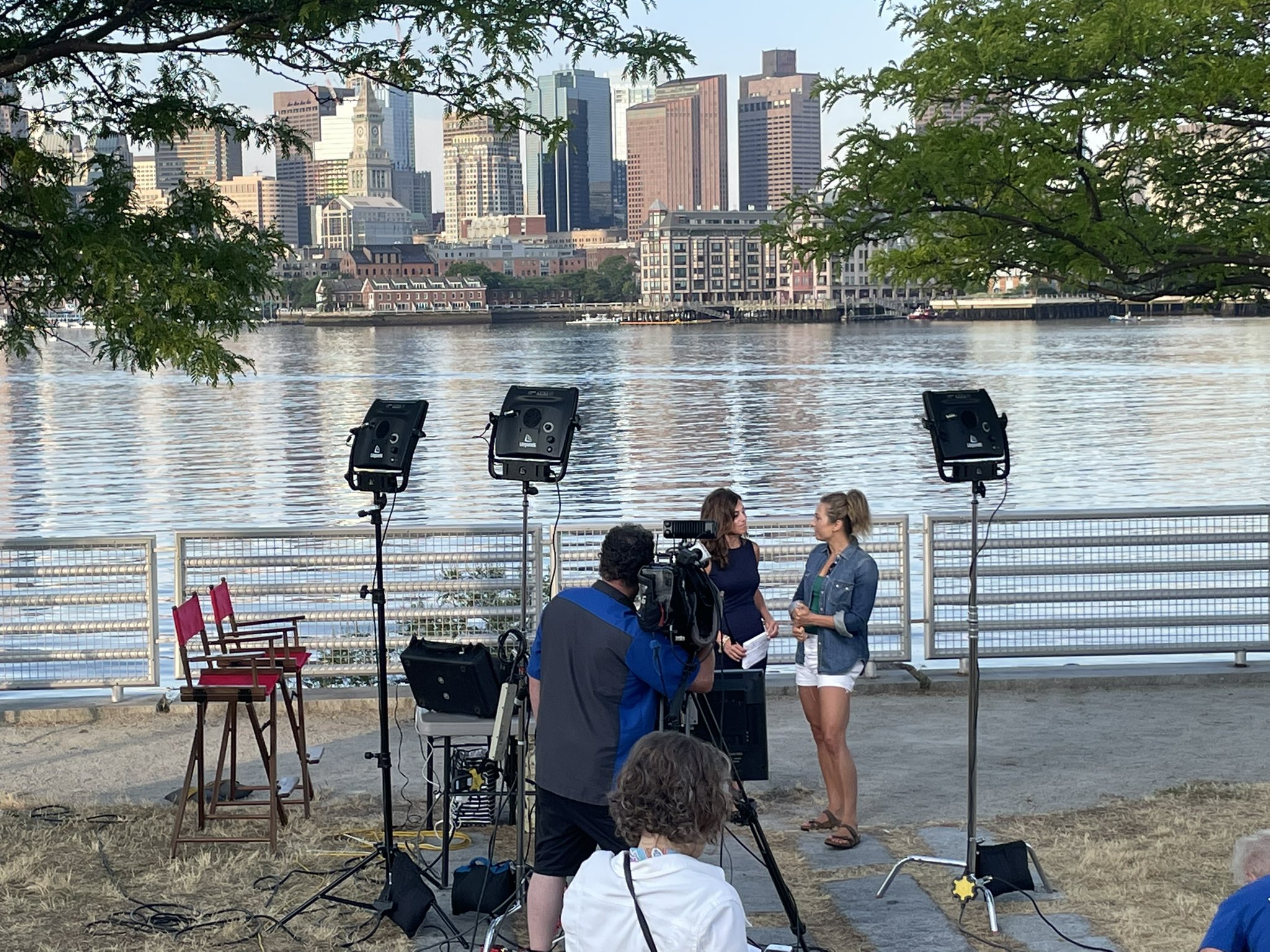 Kyle Grimes on Twitter "A great morning in Boston with Met_CindyFitz and Ginger_Zee from GMA