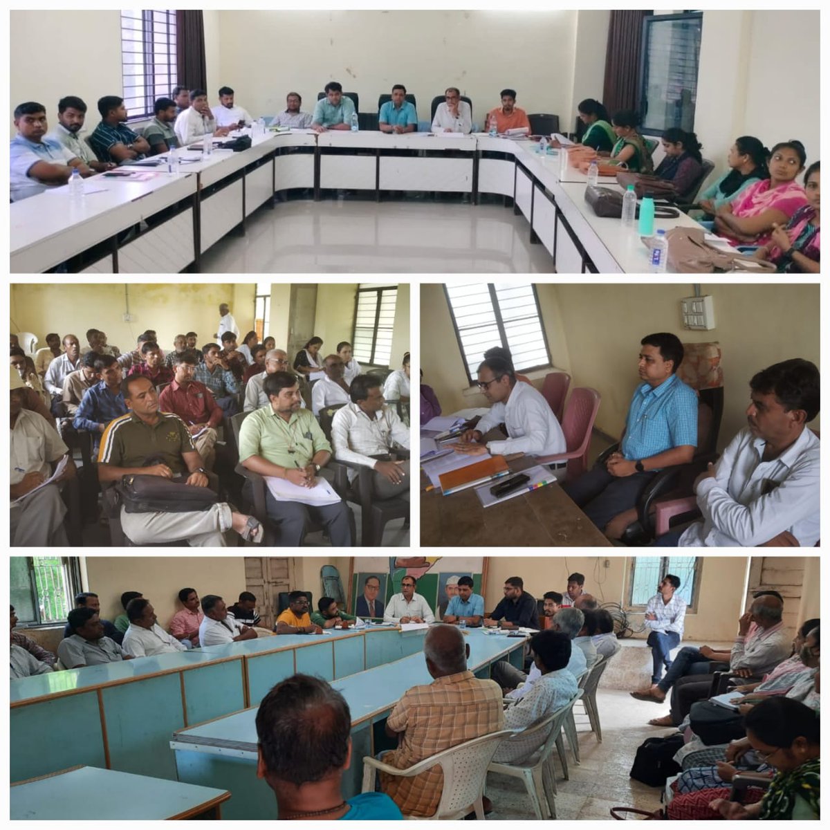 DrdaAmreli's tweet photo. આજ રોજ અમરેલી જિલ્લાના કુંકાવાવ,બગસરા અને ધારી તાલુકાના ગામોને ODF+ કરવા બાબતે તલાટી, સરપંચ,ટીડીઓ તથા અન્ય પ્રતિનિધિઓ સાથે બેઠક કરી.@ddoamreli @GujPRHDept @crdgujarat1 @iarjunsinhbjp @CMOGuj https://t.co/6iCZ9KWIxa