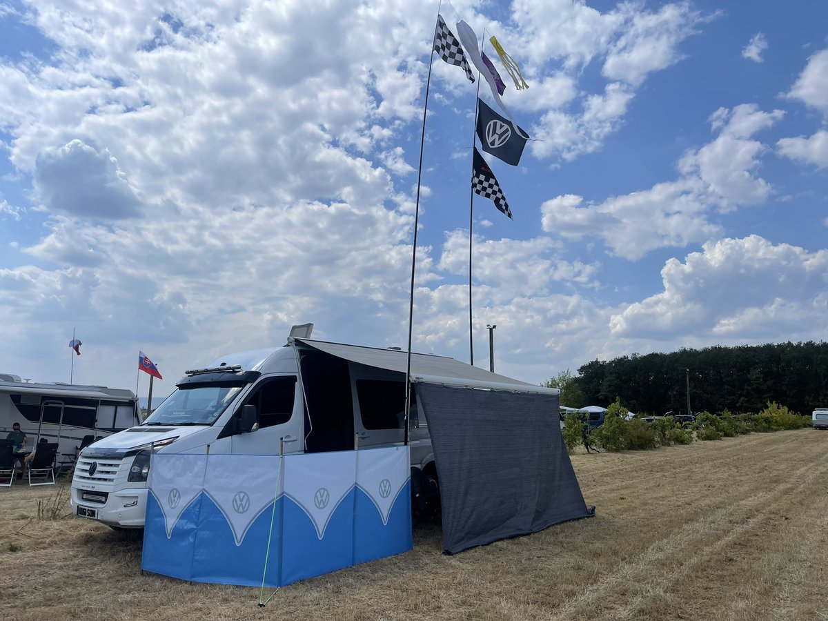 We are now set up at camp ready for Hungry F1 weekend woo hoo what a trip it has been so far. We have done 1989 miles to get here 😍 

#vanlife #vanlifers #vanlifeexplorers #vanlifeeurope #vanlifehungary #vanlifestories #harleyvanzel #hungryf1gp #formula1 #formulaone #gp