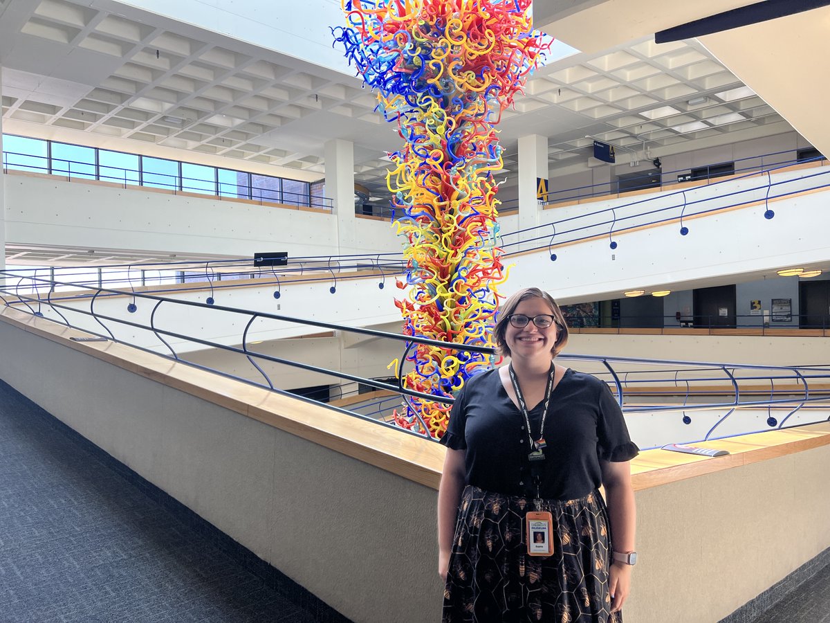 TCMIndy's tweet photo. “I like my internship at the museum, because I get to make my lesson plans come to life!” - Sophie, StarPoint Counselor 

#NationalInternDay #IndianaInternDay https://t.co/xRVFBaokLd