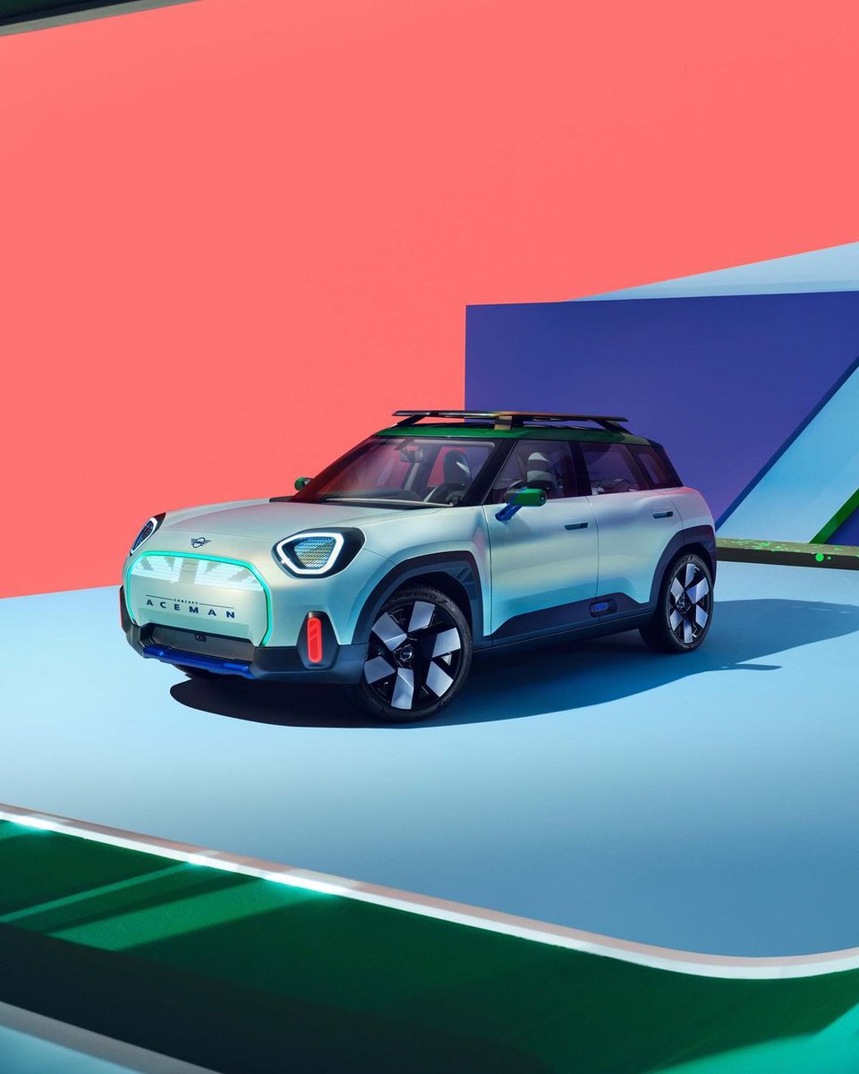BoosterjetM's tweet photo. @MINI just unveiled it's all new fully electric SUV Aceman concept.
official public debut at gamescom 2022 in Cologne in August.

#MINI #cooper #ElectricVehicles #SUV #Cars #vehicles #electricsuv #minicooper #crossover #aceman #Concept #boosterjet #carmagazine #Pakistan https://t.co/ibKXmIPRcy