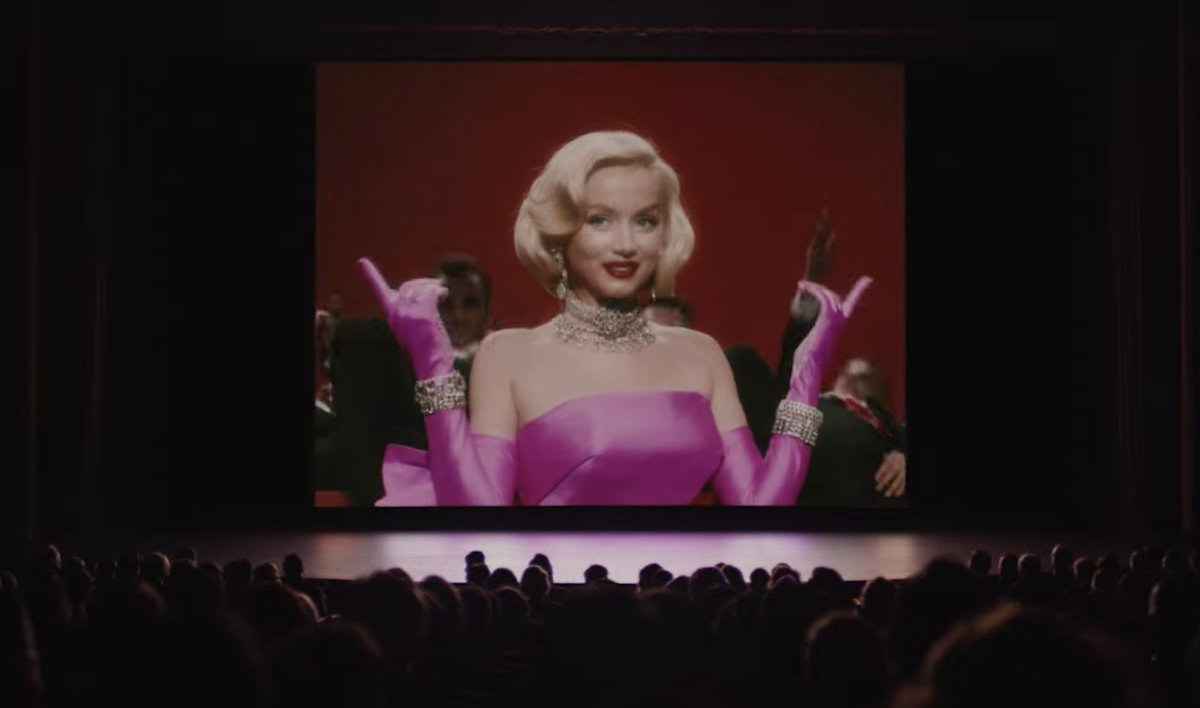 Variety's tweet photo. "Marilyn Monroe only exists on the screen." Ana de Armas unravels as Marilyn Monroe in the official trailer for Netflix's NC-17 #Blonde. Watch the riveting new footage here: https://t.co/NrjelMiSTg https://t.co/mUHTbOZEUc