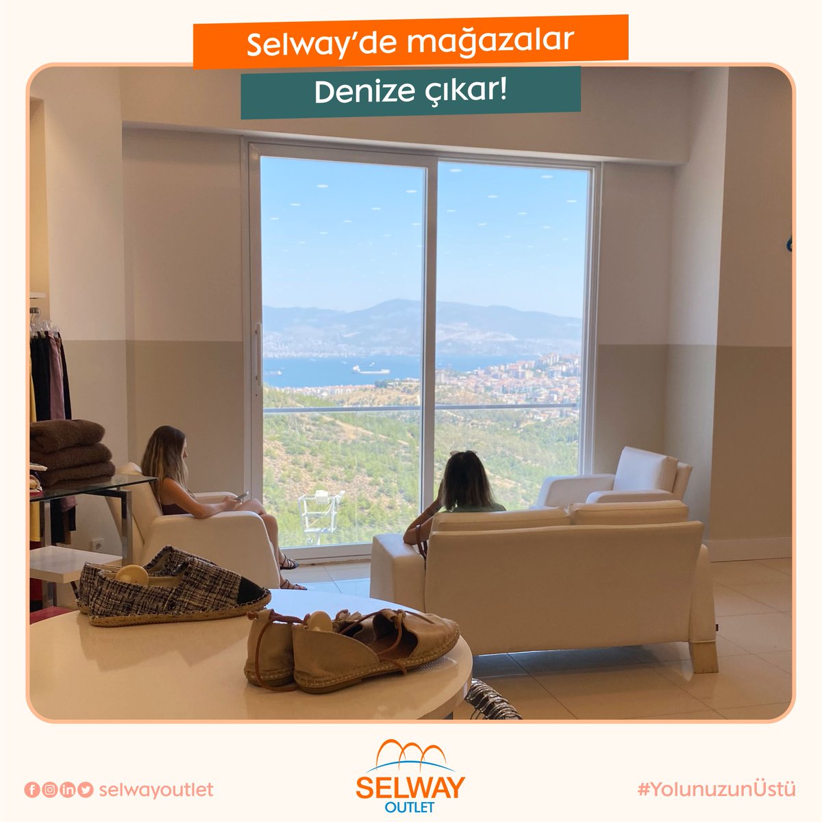 Sizleri İzmir'in en iyi manzarasına sahip alışveriş merkezine davet ediyoruz 🤩
.
.
.
#selway #selwayoutlet #outlet #izmir #balçova #avm #alışveriş #çeşme #alaçatı #giyim #urla #seferihisar #manzara #deniz #yaz #tatil #indirim #kampanya #fırsat #keşfet #keşfetteyiz