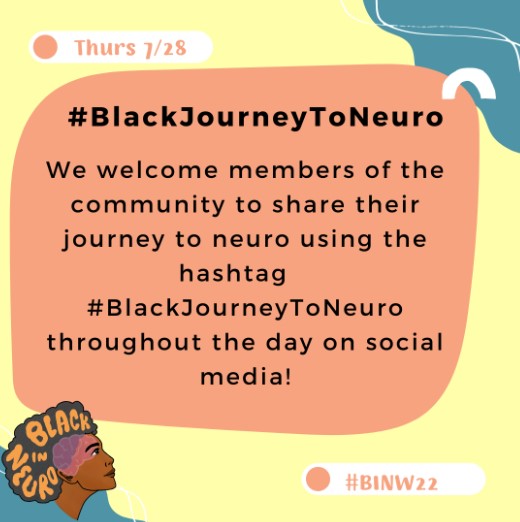 HBCU's PULL UP📢

It's day 4 of #BINW22 and we'll be speaking to graduate and current students! Join today's sessions and gain insight into their journey's so far and the ways in which HBCU's can lead you into a neuro-related career.
#HistoricallyBlackCollegesAndUniversities