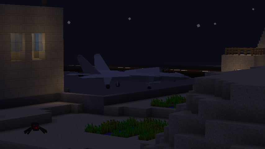 EnderofSkyline's tweet photo. 某個Minecraft都市機場
爬牆黨拍到正在測試的 J-35
#歼35 #minecraft #flansmod https://t.co/Tzgc16GPga