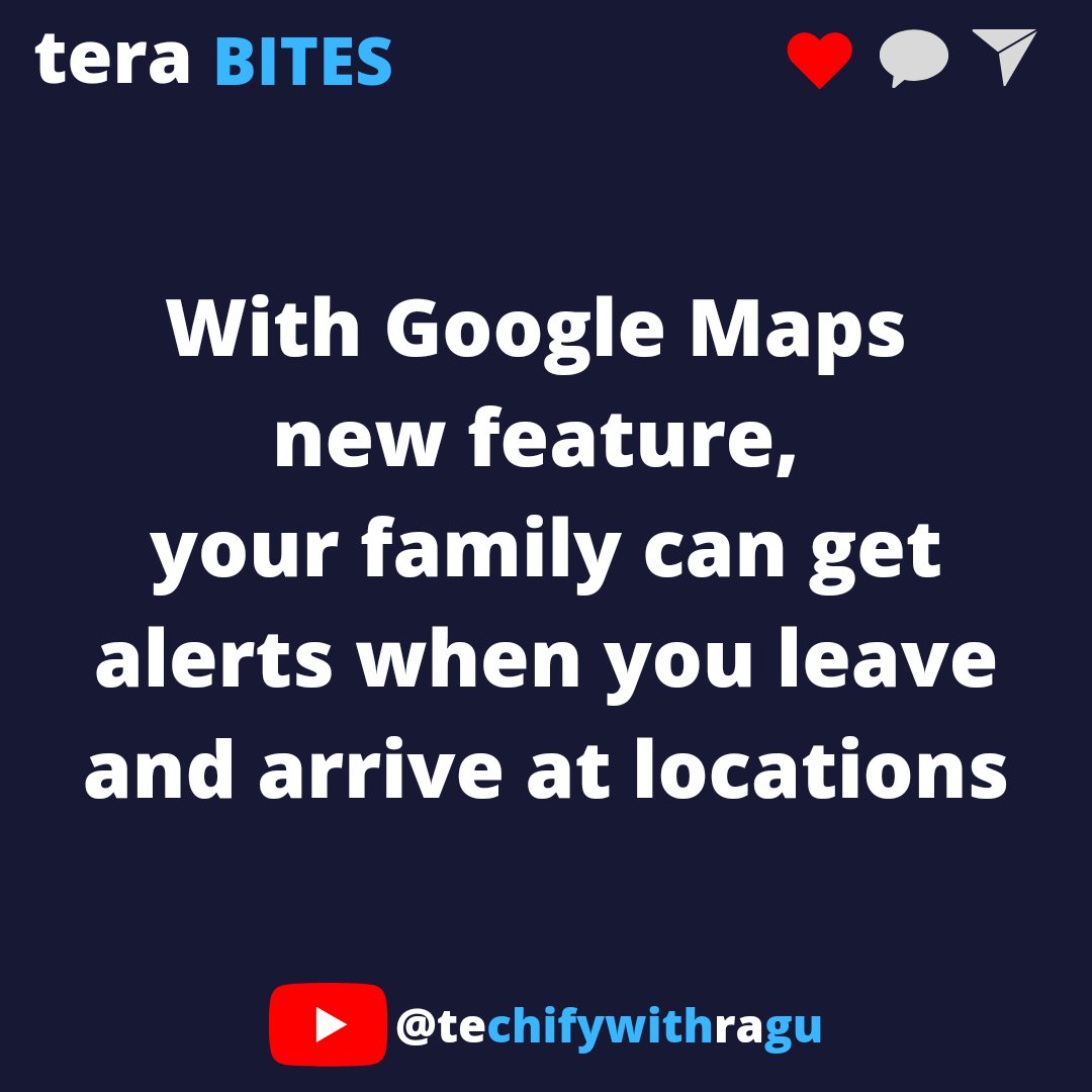 TechifywithRagu's tweet image. Google Maps New Intresting Feature!
@googlemaps @GMapsPlatform 

#terabites #GoogleMaps #YouTubers #technews