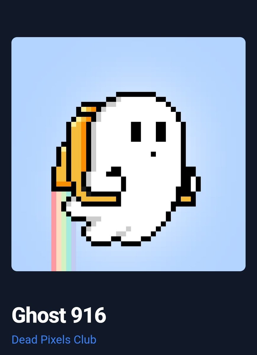 Scandy_hbar's tweet photo. Can't  believe there's a @deadpixels_club Gold jetpack on for 25,000ℏ, definitely a Dead deal of the day! 👻👀
#HBARNFT #hederanft #HBAR #Hedera #HBARbarians #nft https://t.co/SP1L9V9PMS
