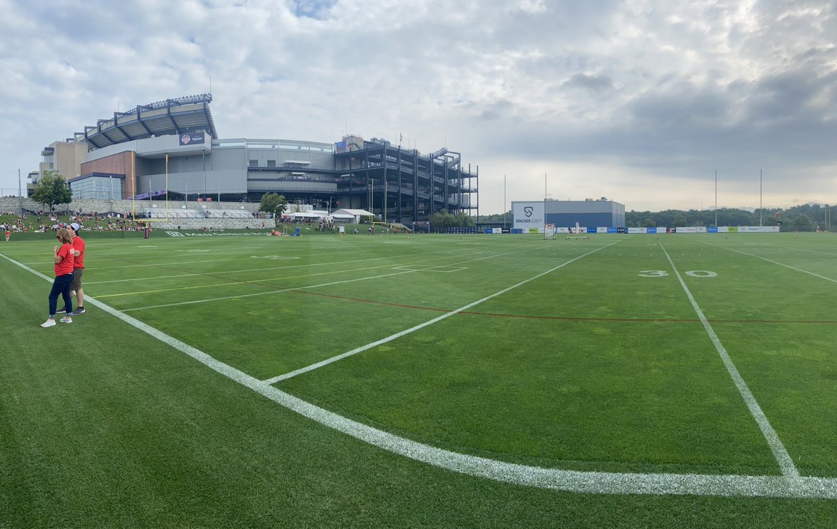 Patriots Training Camp Day 2 let’s get it.