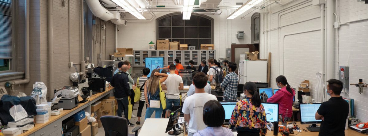 UofTRobotics's tweet image. Tours of Profs Yu Sun, Eric Diller &amp;amp; Xinyu Liu&apos;s labs at the MARSS International Conference on Manipulation, Automation &amp;amp; Robotics at Small Scales 2022 in Toronto July 25-29, 2022. @XinyuLiu201202

#robotics #canadianrobotics