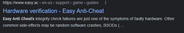 BeardlyOwl's tweet photo. @DKshadow73 @Codman86781896 @MahBassCannon *YOU* haven't had people report it, again, does not mean it does not happen. Google exists my guy, I recommend using it. Even EAC admits it in their support they cause BSOD and system crashes. They claim it's due to "hardware failure" but it's a known fact it's not due to that. https://t.co/d2B6jsSJtU