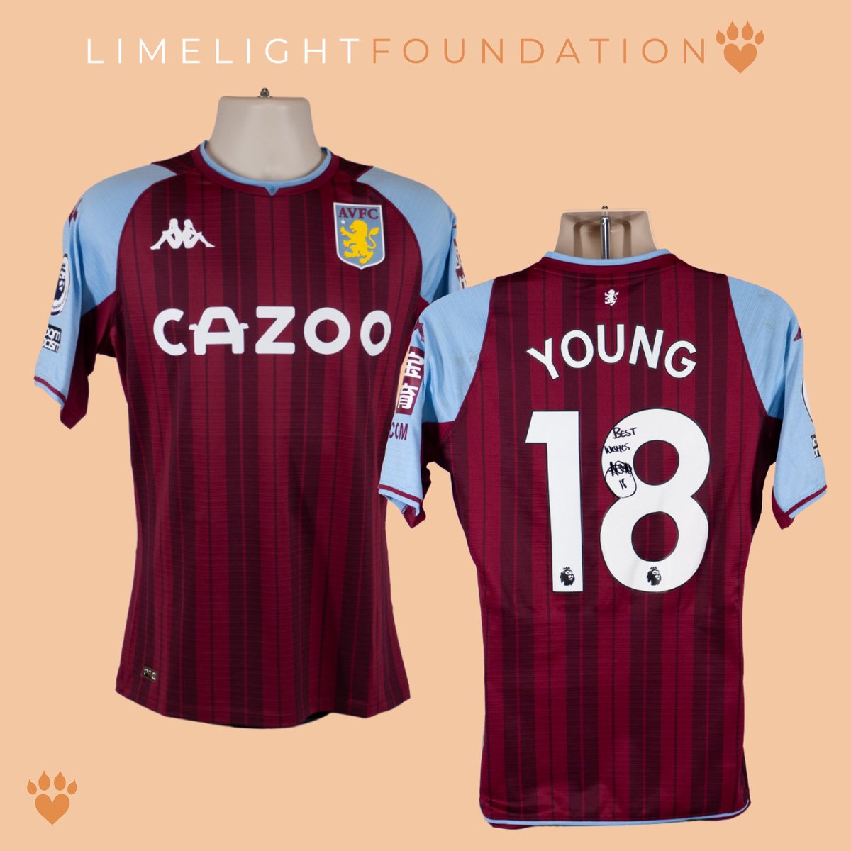 The Limelight Foundation (@thelimelightfdn) on Twitter photo Win a signed @youngy_18 Aston Villa shirt at The Limelight Foundation with all proceeds going towards wildlife conservation.
Visit <a href="/TheLimelightFDN/">The Limelight Foundation</a> website for a chance to win🐅💜
#TacklingExtinction
#astonvilla #AVFC #football #ashleyyoung #conservation #young #wildlife #villa Win a signed @youngy_18 Aston Villa shirt at The Limelight Foundation with all proceeds going towards wildlife conservation.
Visit <a href="/TheLimelightFDN/">The Limelight Foundation</a> website for a chance to win🐅💜
#TacklingExtinction
#astonvilla #AVFC #football #ashleyyoung #conservation #young #wildlife #villa