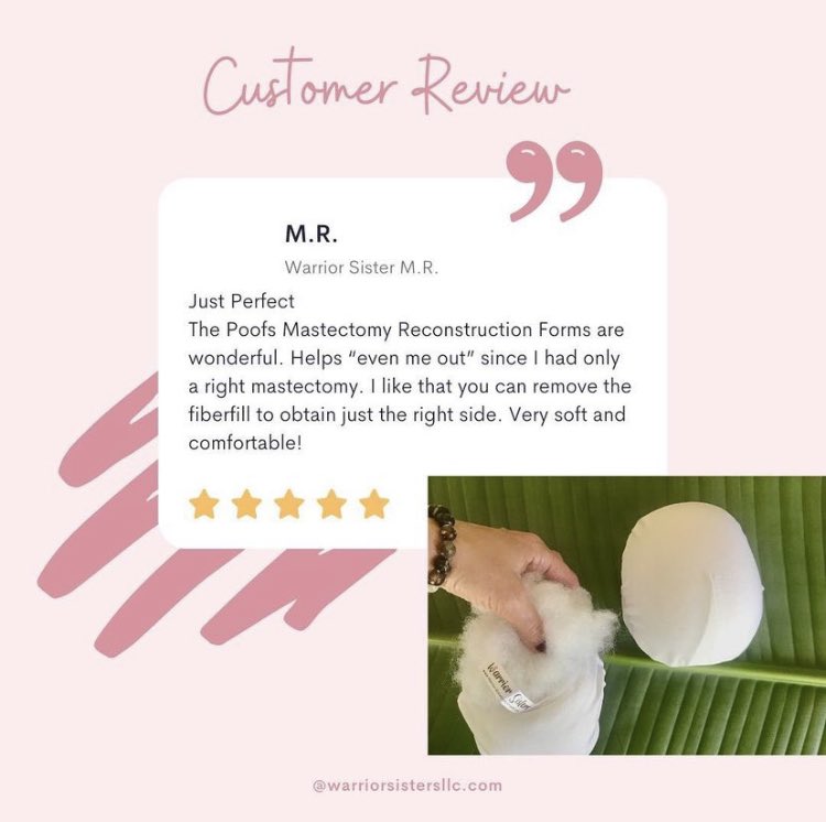 2WarriorSisters's tweet photo. Wondering about our adjustable breast “poofs” check out our reviews #breastcancer #breastcancerawareness #mastectomy #breastreconstruction #livingflat #lumpectomy #breastasymmetry #BreastCancerSurvivor #breastcancerjourney https://t.co/BdaTaHqUKi