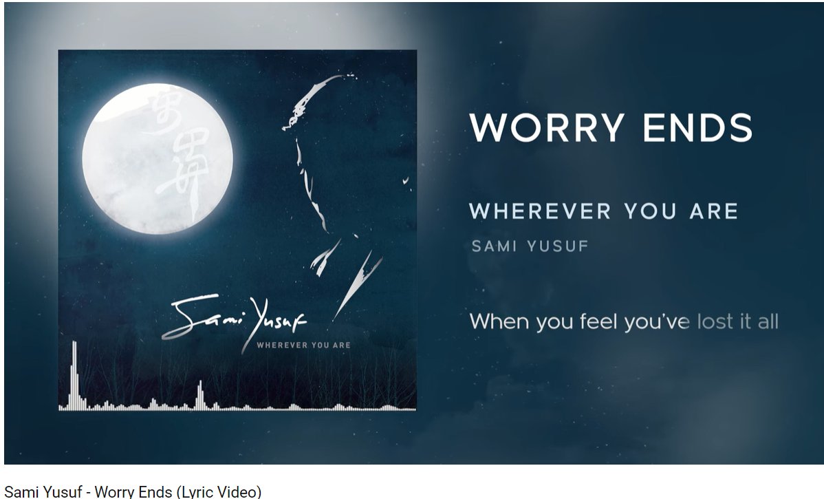 Maluangels's tweet photo. 🎶When you feel you’ve lost it all
When you don’t know who’s your friend or foe
You wonder why you’re so alone
Worry ends when faith begins...🎶
Divine! @SamiYusuf I love this motivational, majestic spiritual treasure!🤲🏾💜💛#SamiYusuf #WorryEnds
(https://t.co/yxHpo0bbev) https://t.co/gQwC1z1vUi