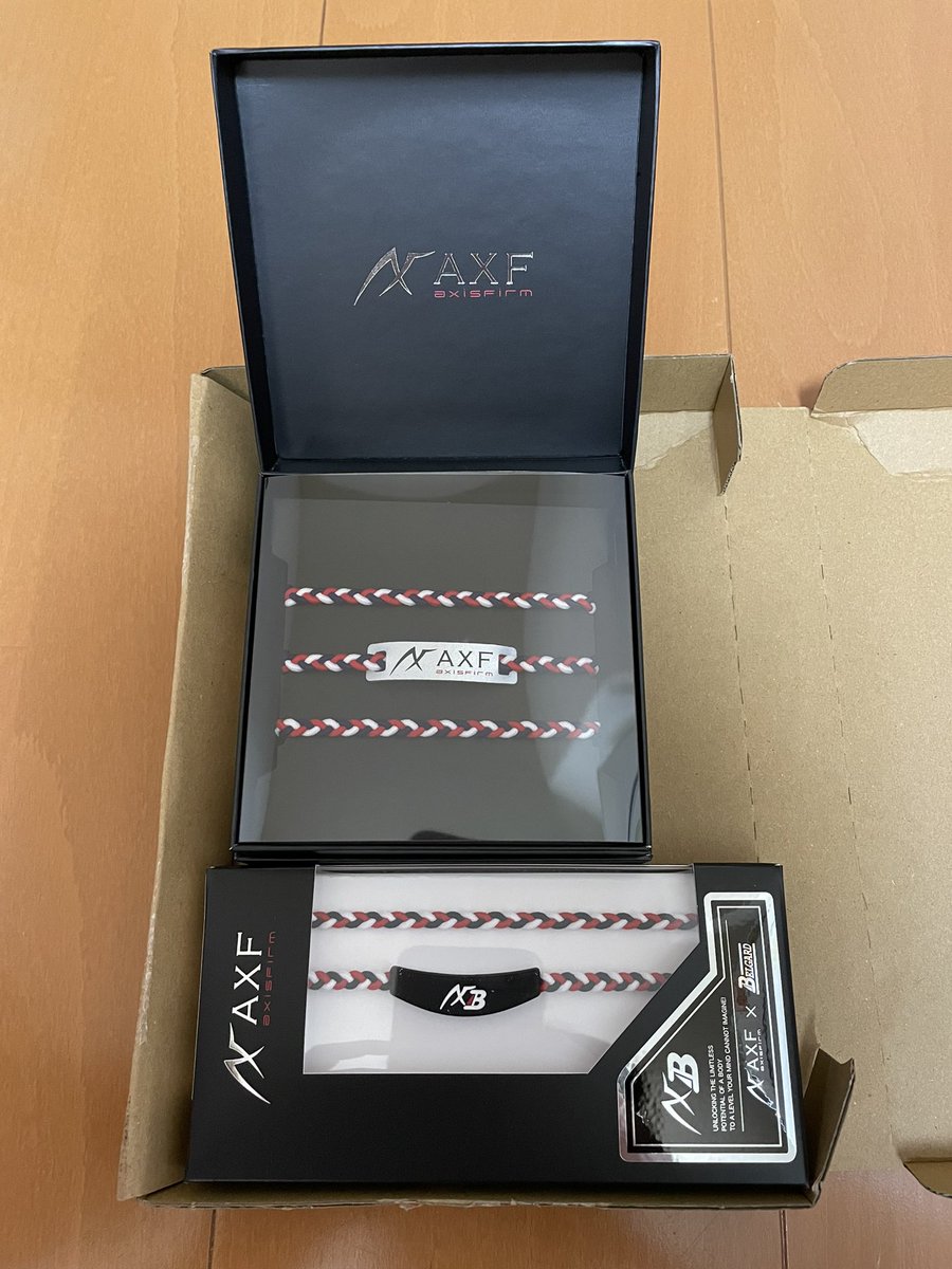 坂本選手も付けている、【アクセフベルガード】のネックレス👀✨ 箱の