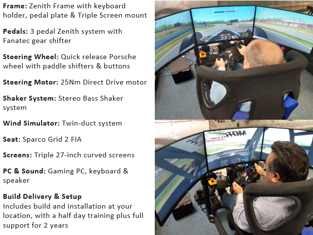 Classic Race Simulators (@classicracesim) on Twitter photo Delighted that one of our ex-demo Race Spec #Simulators has been bought by a Racing Team; a great opportunity for them to practice & learn new circuits.
Just one left at £10k+VAT each (price new would be £15k+VAT). Email jim@classicracesimulators.com for details. <a href="/ourmotorsportuk/">Motorsport UK</a> Delighted that one of our ex-demo Race Spec #Simulators has been bought by a Racing Team; a great opportunity for them to practice & learn new circuits.
Just one left at £10k+VAT each (price new would be £15k+VAT). Email jim@classicracesimulators.com for details. <a href="/ourmotorsportuk/">Motorsport UK</a>