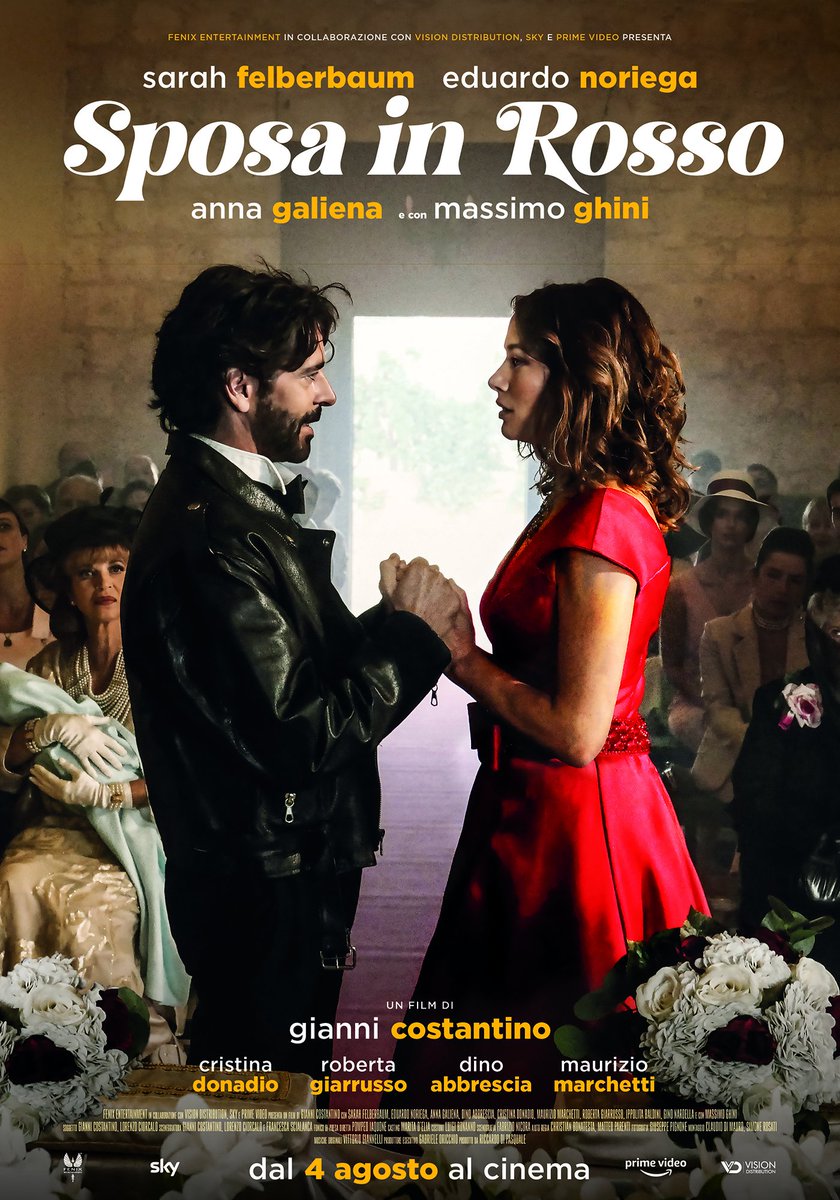 SPOSSA IN ROSSO 
al CINEMA dal 4 AGOSTO
#SposaInRosso
#GianniCostantino