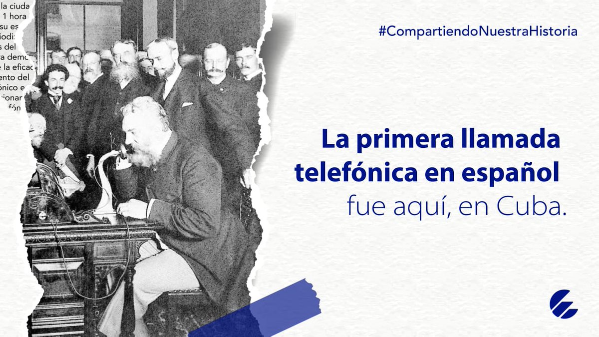 🔊 Fue en La Habana, sí, el 2 de noviembre de 1877 🗓️ cuando el doctor Juan J. Musset 🩺 vicepresidente del Cuerpo de Bomberos 🚒 del Comercio de la ciudad, conversó casi 1️⃣ hora por teléfono con su esposa ❤️.
🧵[1/2]