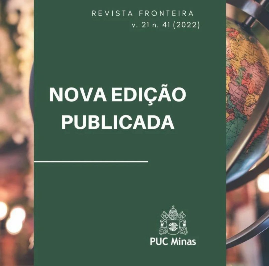fronteira_pucmg's tweet photo. Publicamos a primeira edição de 2022 da revista Fronteira! Os artigos estão disponíveis em nosso site, que pode ser acessado clicando no link da nossa bio 🌎 https://t.co/JvBovLU4zp