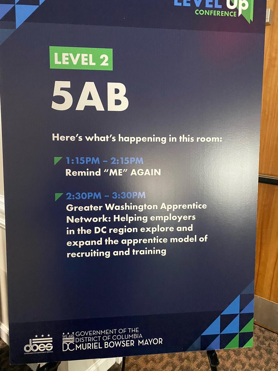 NOVAChamber's tweet photo. We're proud of our Jennifer Williamson, VP Workforce & Member Engagement, who was a guest speaker at the Level Up Conference. She presented info on the Greater Washington Apprentice Network. Learn more about GWAN, here: https://t.co/OcQzkNjeNC #novaworkforce https://t.co/O82vSbyxdH
