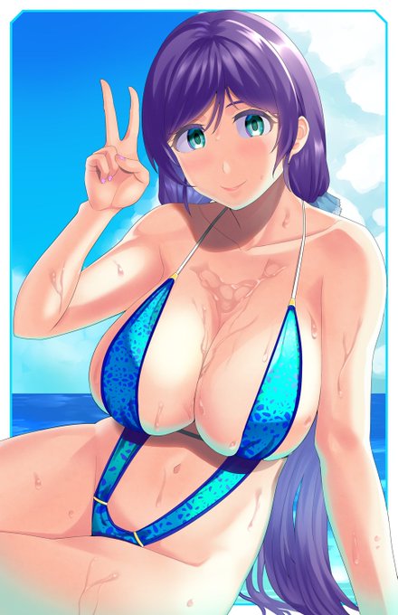 #見た人は無言で青いものを載せる 