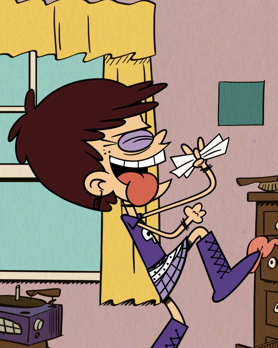 Nickelodeon's tweet photo. who's ready for a rocking new episode of #TheLoudHouse friday at 7p/6c?! https://t.co/fcYPkCMlCf