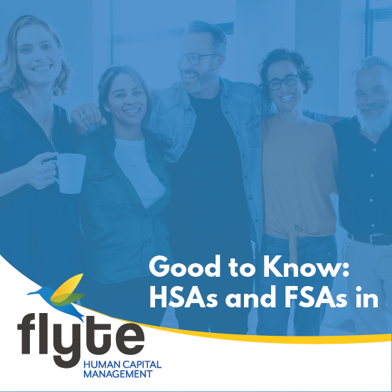 FlyteHCM's tweet photo. What are HSAs and FSAs? Tax Free funds towards medical expenses is a benefit to everyone. Click below to see which would be best for you and your team.

Test your knowledge with a short quiz at the end!

https://t.co/kjJyG2Uon0 https://t.co/8OfnIWmBIc