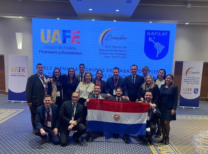 🇵🇾 Paraguay aprobó el examen del Grupo de Acción Financiera de Latinoamérica, en el XLV Pleno de Representantes del organismo intergubernamental, realizado en Quito, Ecuador. 

#ParaguayCumple
#EvaluacionMutua
