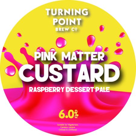 New OTB (Cask) @TurningPointbco Pink Matter Custard - Raspberry Desert Pale 6% abv (Contains Lactose) turningpointbrewco.com/single-post/ne… @YorkBeer