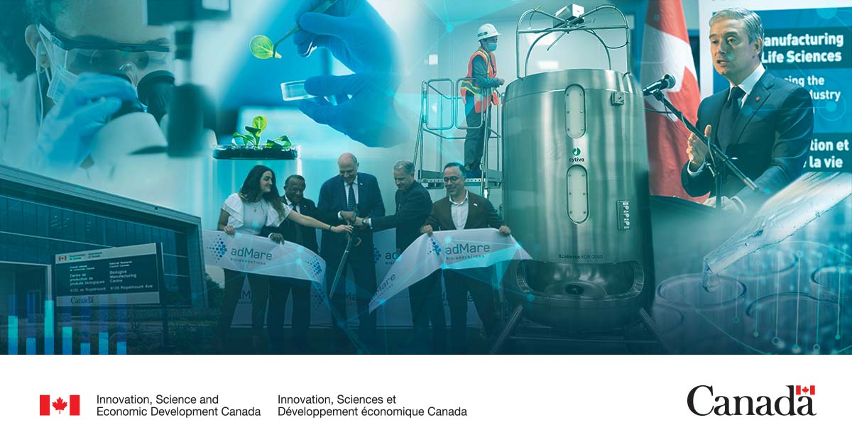 Today marks one year since the launch of the #CdnBiomanufacturing and Life Sciences Strategy! 🥳

To celebrate, Minister Champagne reflects on all the progress Canadians have made from coast to coast to coast: bit.ly/3S5rxiJ