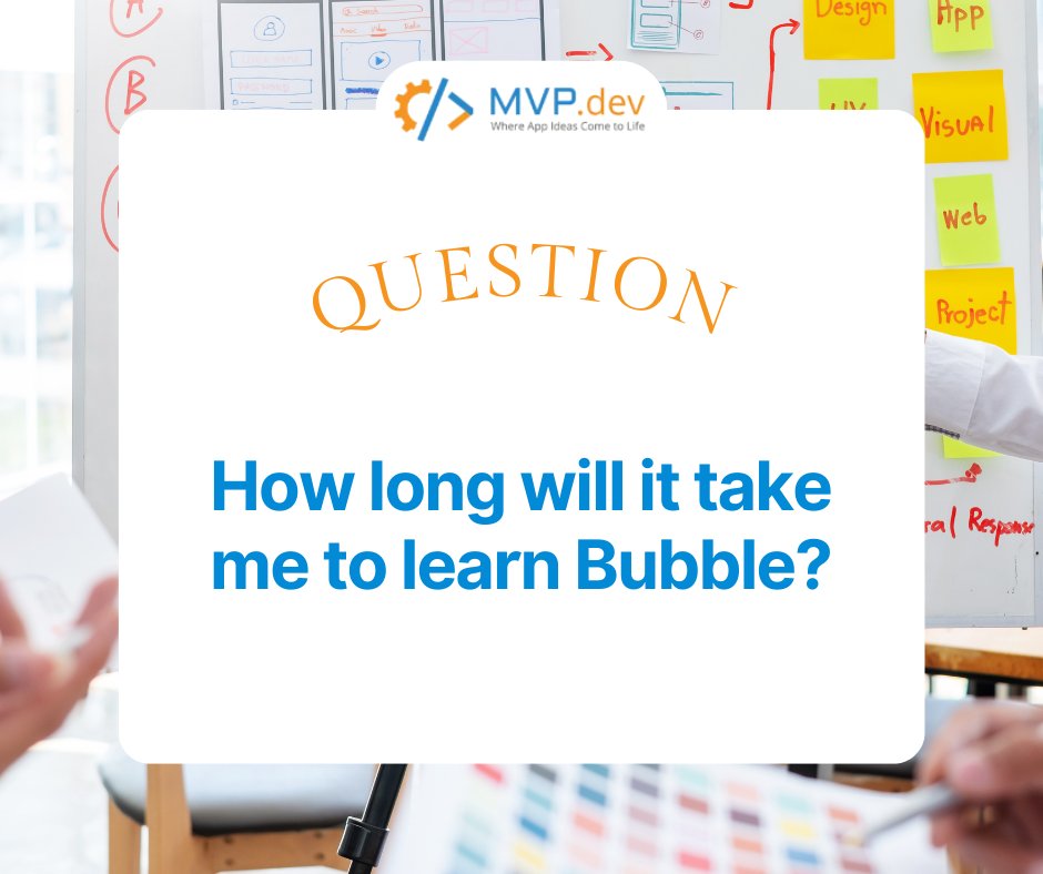 MVPdev_nocode's tweet image. 💡 Every app, person, and situation is different. Learning Bubble depends on the type of app you want to build, the time you can commit to, and your ability to invest financially. You should technically learn all the fundamentals and concepts.