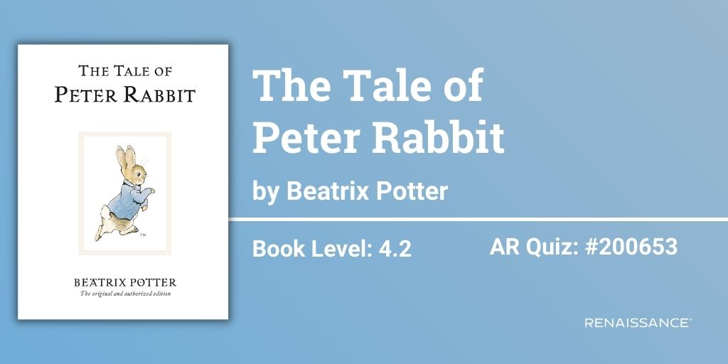 Beatrix Potter was born #OnThisDay in 1866, so we thought we'd celebrate by re-reading The Tale of Peter Rabbit!

This book has a Vocabulary Practice quiz as well as a Reading Practice quiz, so pupils reading it can check their vocab as well as their reading comprehension! 📚