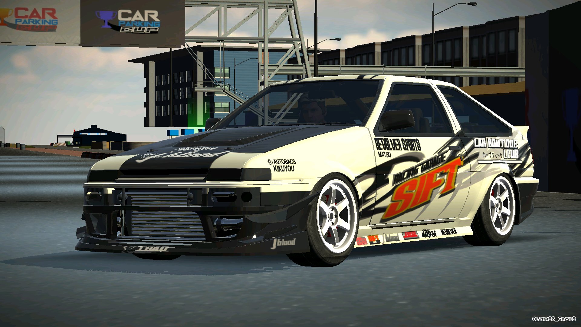 AE86トレノ D1 上尾 植尾ハチロク】驚愕の全開ドリフト！NAで唯一のD1GPチャンピオン