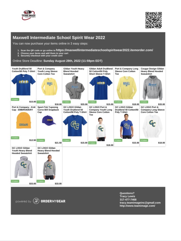 Gear up for the new school year!  #proud2bMIS #GCSC