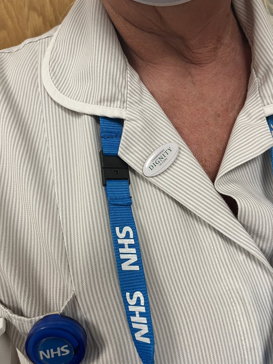 Introducing Julie, our Dignity Champion! Julie has added this to her link role along with palliative care to help educate and teach! #whatwedo #teammaps #gastro #NGH #RH4