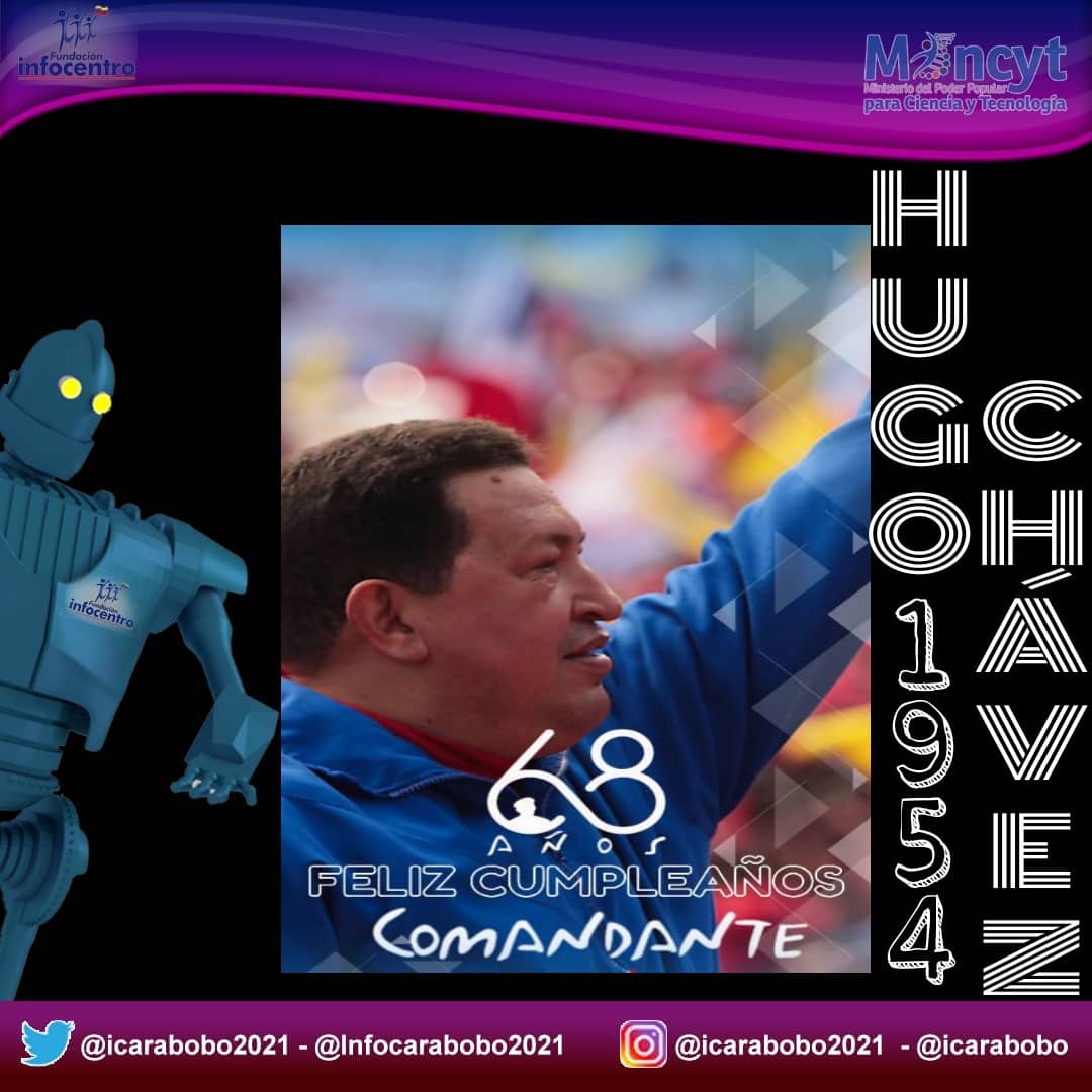 Infocarabobo1's tweet photo. “Seamos como Cristo, como Bolívar, como el Che,como Manuela Sáenz: seamos verdaderos humanos. Potenciemos los valores humanos, el amor humano.He allí lo social”. ❤️

#68AñosChávezVive
#InfocentroEsChávez

@NicolasMaduro 
@dcabellor
@Gabrielasjr 
@luisinfoVen 
@BrigadasCHCH https://t.co/aR0JJWVfic