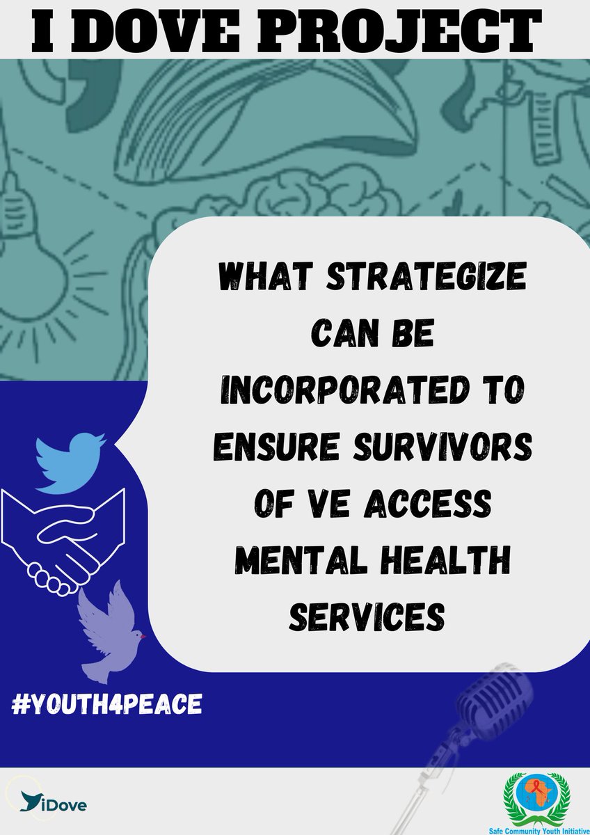 safecommunity4's tweet photo. What strategize can be incorporated to ensure survivors VE access mental health services #InterFaithDailogue #Youth4Peace #Idove @giz_gmbh @iDove00 @IGADPeace @CTP_Kenya @TerrorismPolice @ICCT_TheHague @KECOSCE2 @EnhancingPeace @peacetreenetwo1 @USEmbassyKenya @GermanyinKenya https://t.co/5Gl4laJvZF