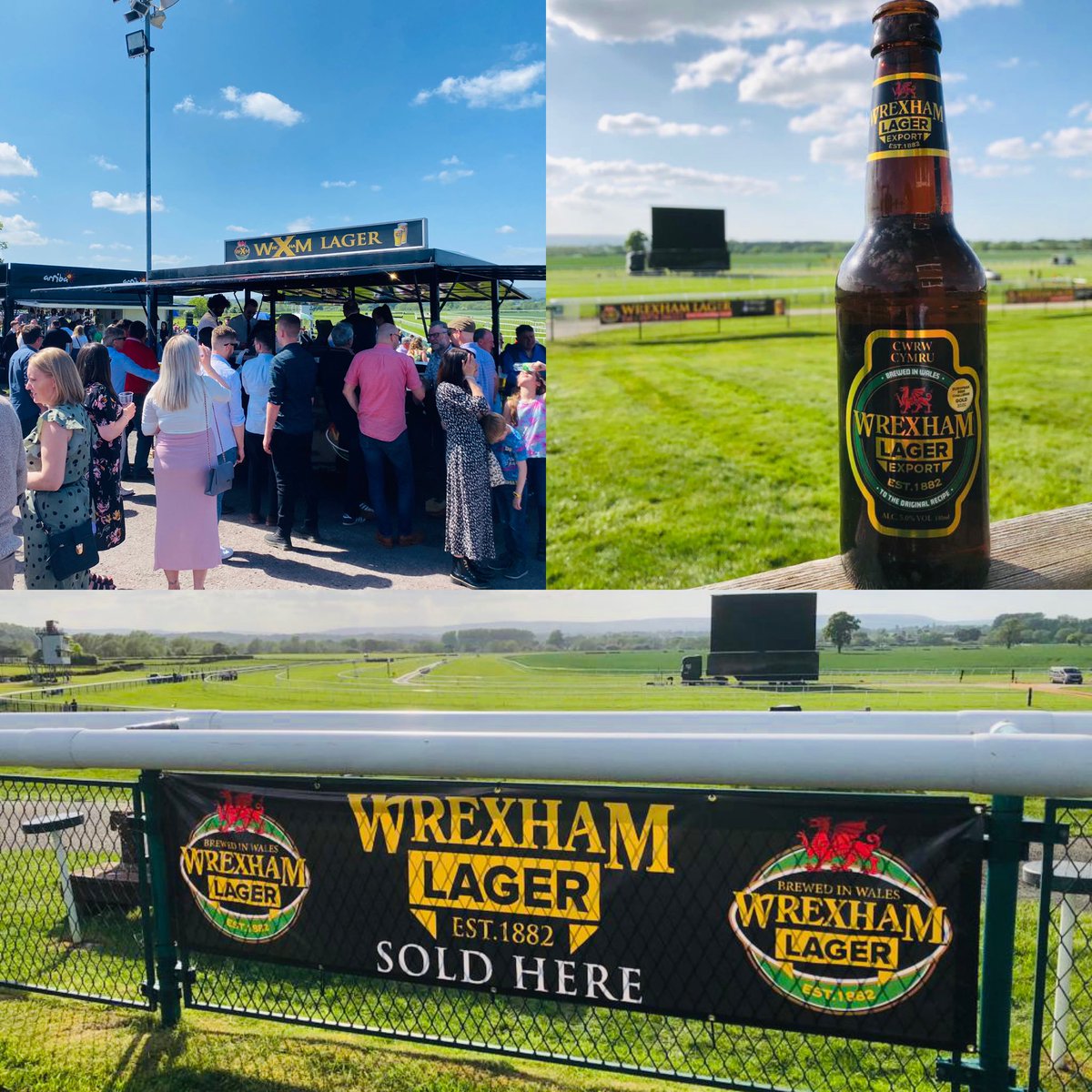WXM_Lager's tweet photo. 🐎 You can find Wrexham Lager once again at @BangorRaces races tomorrow. 🏴󠁧󠁢󠁷󠁬󠁳󠁿🍺 https://t.co/9kSlxJzQZu